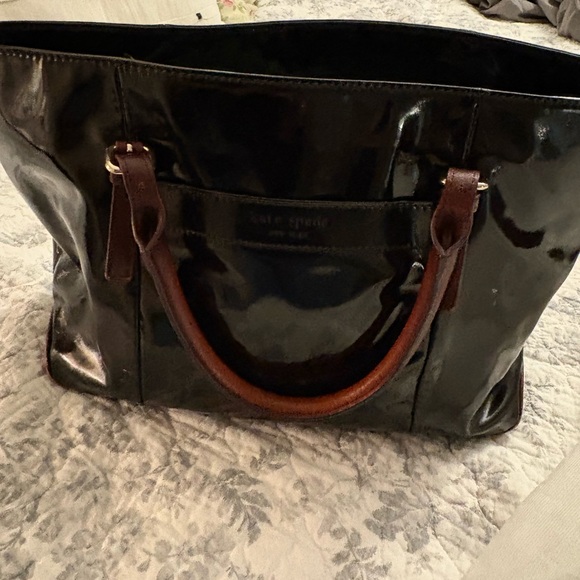 kate spade Handbags - Kate Spade Black Patent Tote